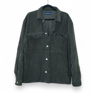 Men's Green Corduroy Shirt